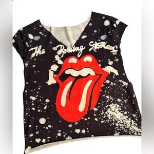 The Rolling Stones T-Shirt - Black and Red Graphic